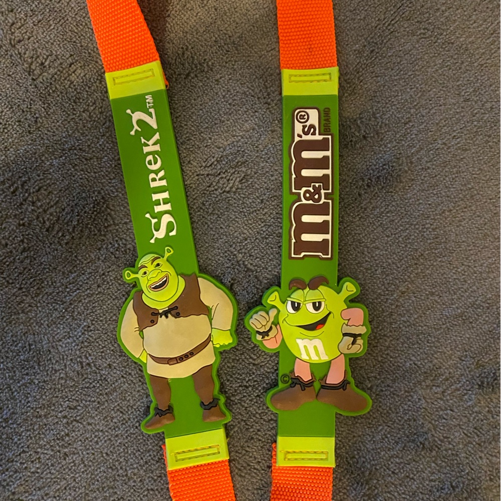 Rare Shrek 2 & M&Ms Promotional Lanyard - image 1